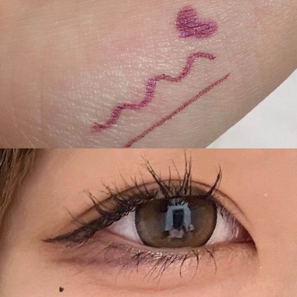 UR GLAM GEL EYELINER/U R GLAM/ジェルアイライナーを使ったクチコミ(5枚目)