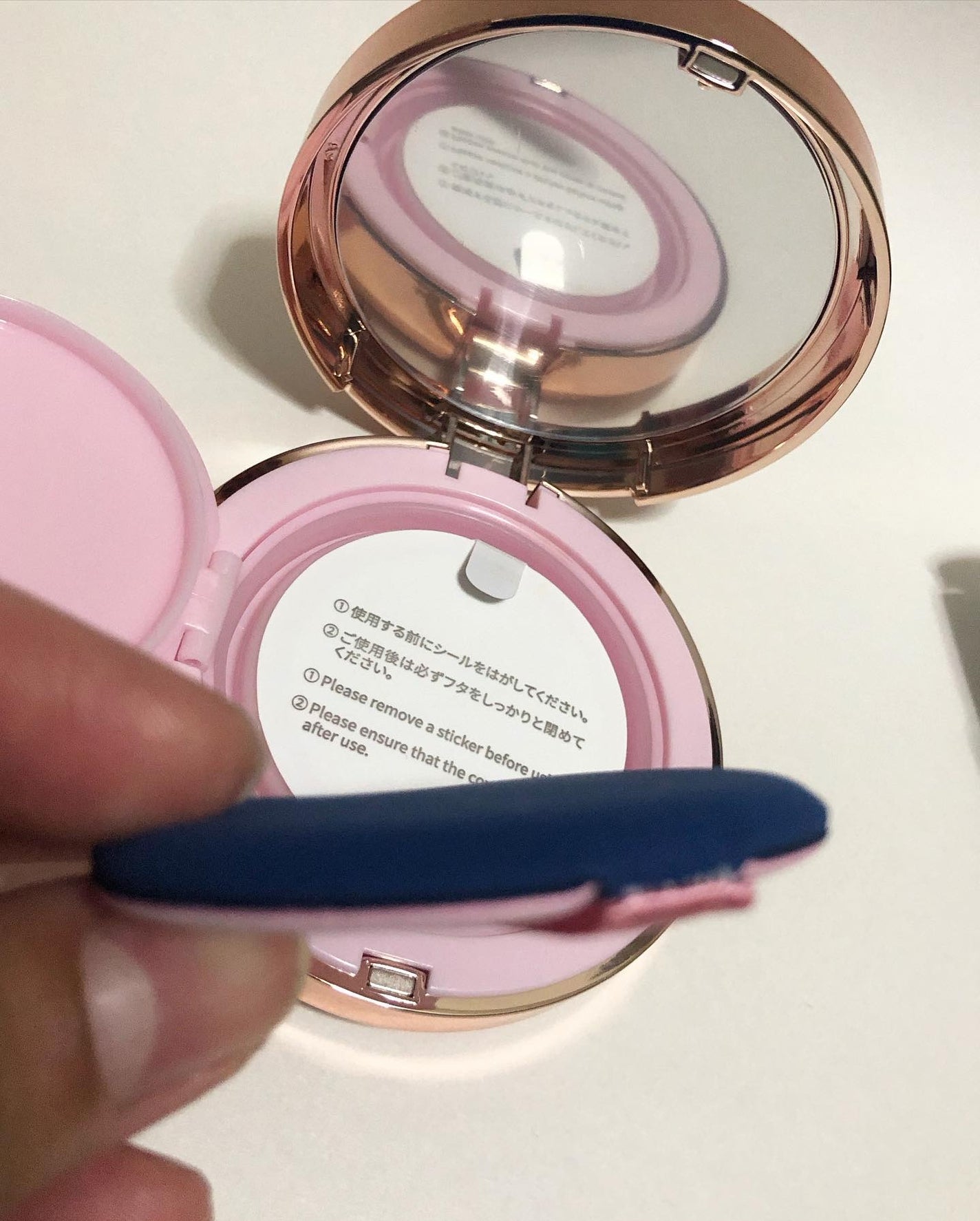 ピンクティーツリーカバーアップグロウクッション/APLIN/クッションファンデーションを使ったクチコミ(4枚目)