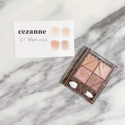 ニュアンスオンアイシャドウ/CEZANNE/アイシャドウパレットを使ったクチコミ(2枚目)