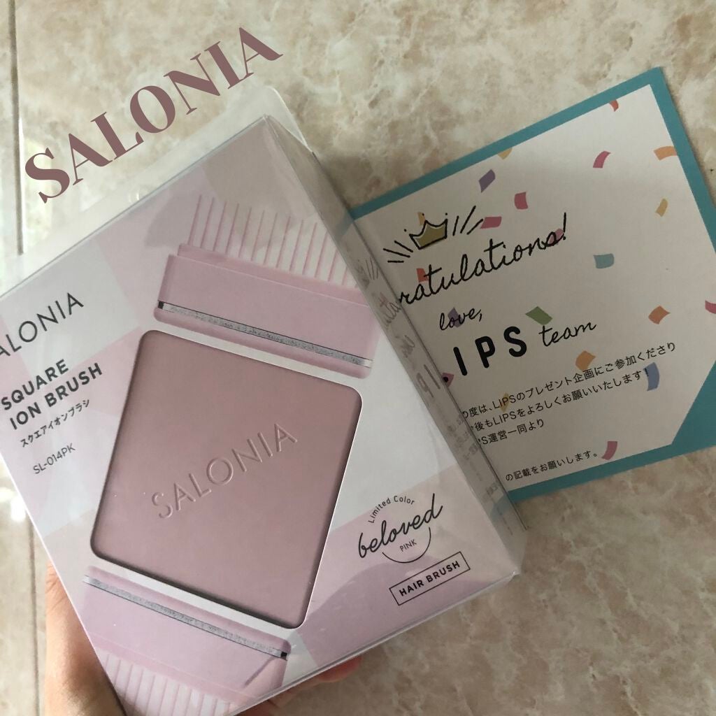 ã¹ã¯ãšã¢ã€ãªã³ãã©ã·/SALONIA/ãã¢ãã©ã·ã䜿ã£ãã¯ãã³ãïŒ1æç®ïŒ