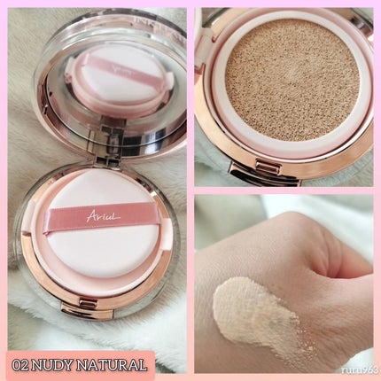 アリウル インクフェザーカバーラスティングクッション/Ariul/クッションファンデーションを使ったクチコミ(2枚目)