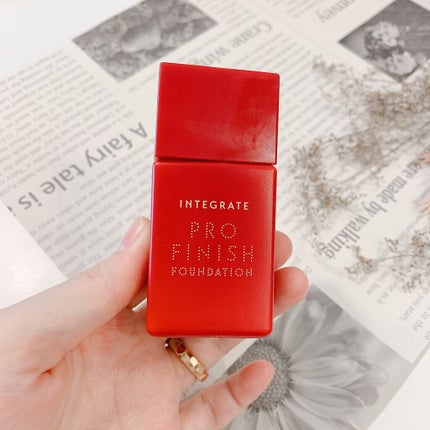 プロフィニッシュリキッド/インテグレート/リキッドファンデーションを使ったクチコミ(2枚目)