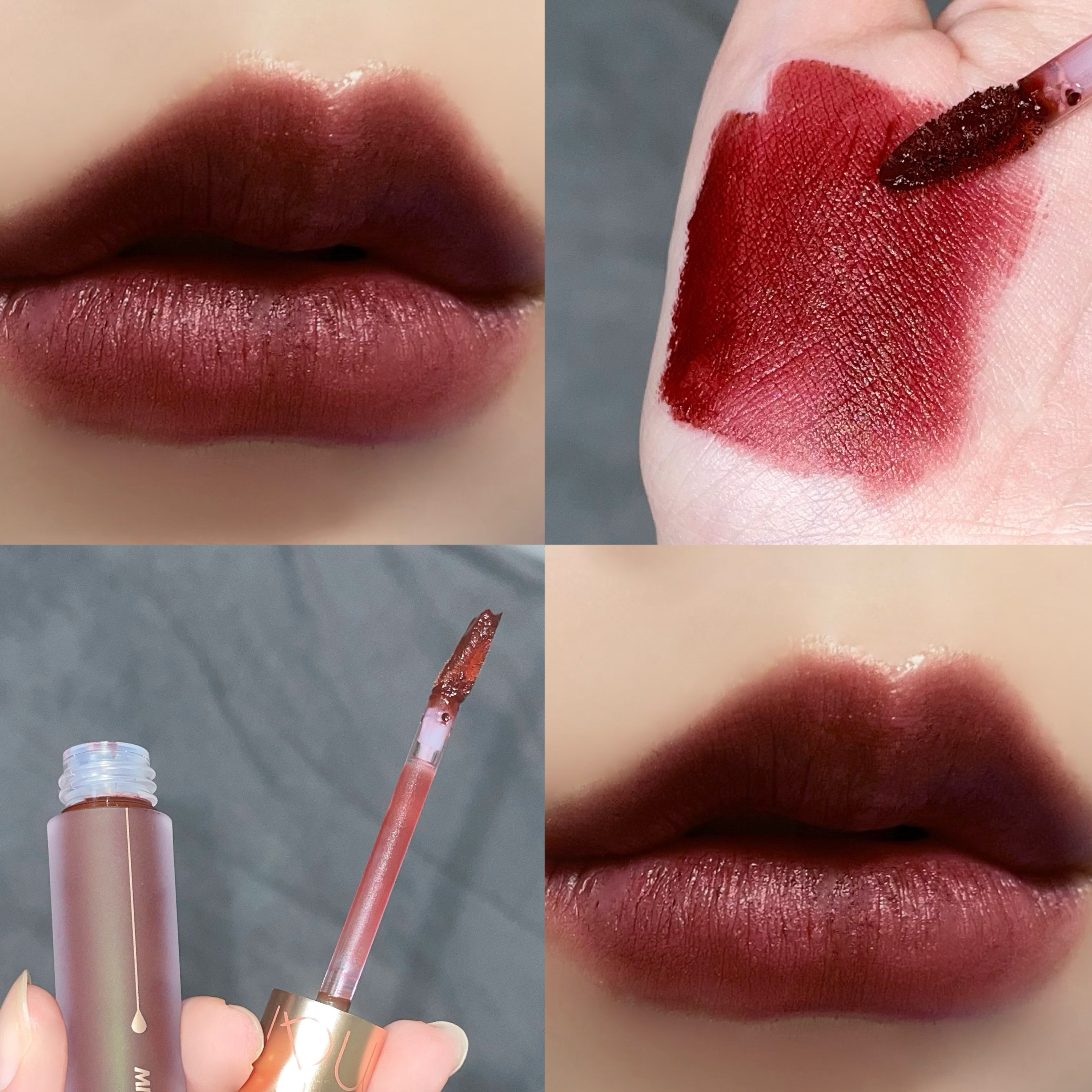 ミルクティーベルベットティント/rom&nd/リップティントを使ったクチコミ（2枚目）