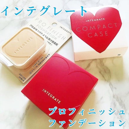 プロフィニッシュファンデーション/インテグレート/パウダーファンデーションを使ったクチコミ(1枚目)