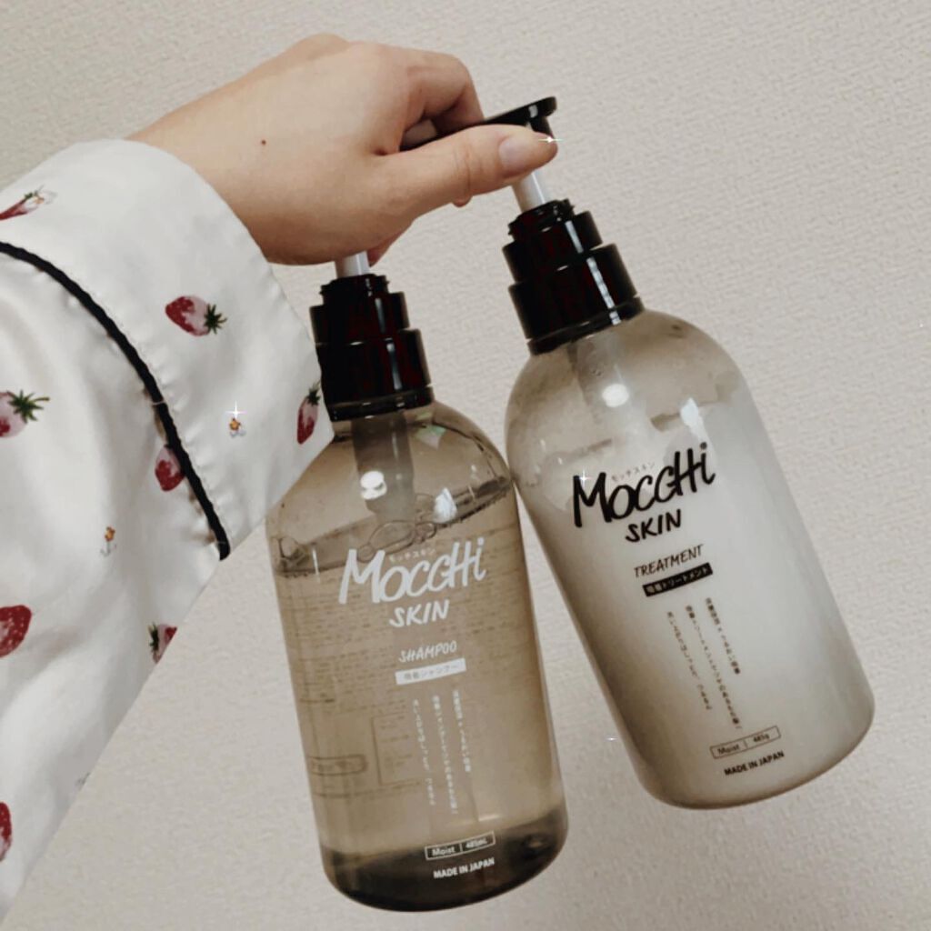 吸着シャンプーM(モイスト) & 吸着トリートメントM(モイスト)/MoccHi SKIN/市販シャンプーを使ったクチコミ(3枚目)