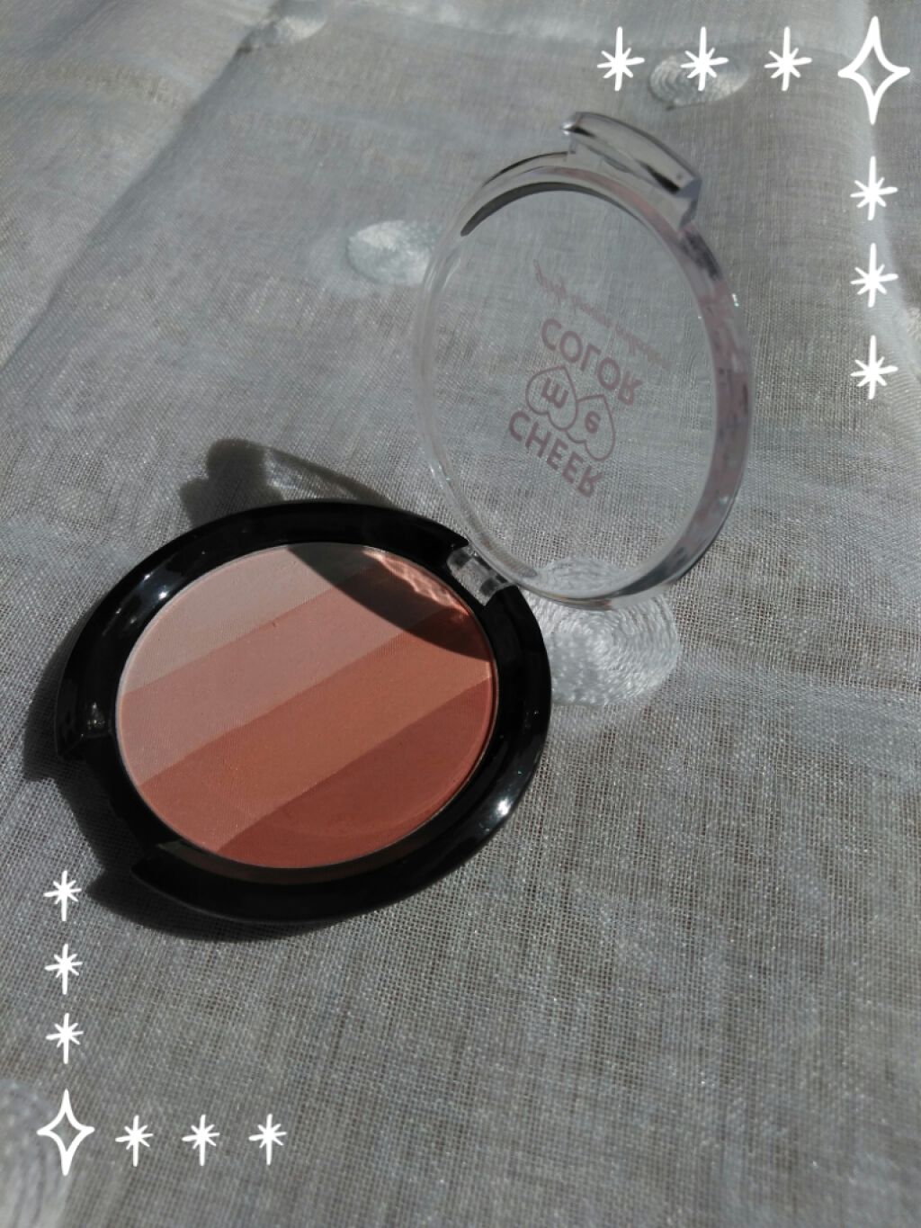 CHEER me COLOR パウダーチーク/セリア/パウダーチークを使ったクチコミ(3枚目)