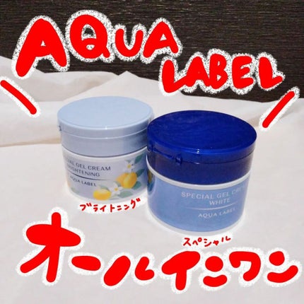 スペシャルジェルクリームA (ホワイト)(医薬部外品)/アクアレーベル/オールインワン化粧品を使ったクチコミ(1枚目)