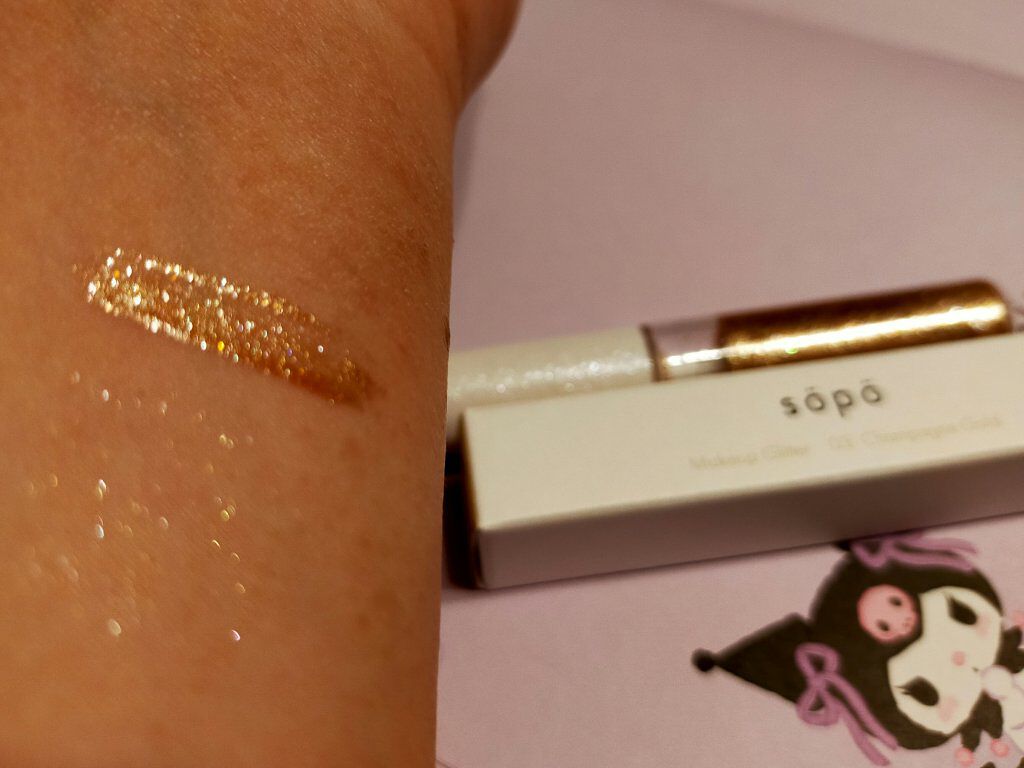 メイクアップグリッター/sopo/グリッターを使ったクチコミ（2枚目）