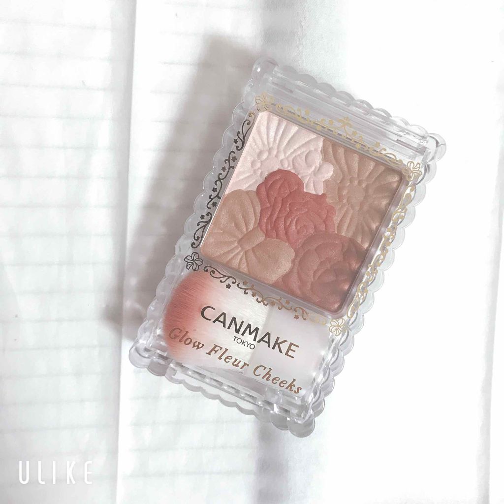 グロウフルールチークス/キャンメイク/パウダーチークを使ったクチコミ(1枚目)
