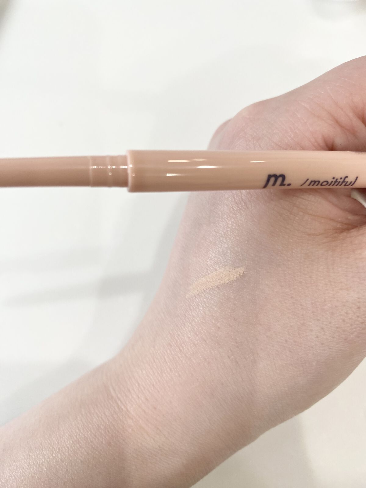 涙袋ペンシル ピンクベージュ/moitiful/ペンシルアイライナーを使ったクチコミ（3枚目）