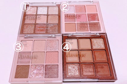 シャドウパレット/dasique/アイシャドウパレットを使ったクチコミ(2枚目)