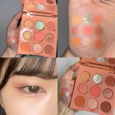 ColourPop Eye Palette-Baby Got Peach のクチコミ「夏にむけて！オレンジピーチパレット🍑

ColourPop　Eye Palette-Baby .....」（2枚目）