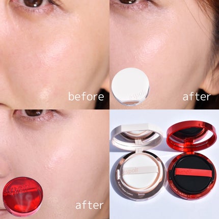 プロテーラービーベルベットカバークッション/espoir/クッションファンデーションを使ったクチコミ(6枚目)