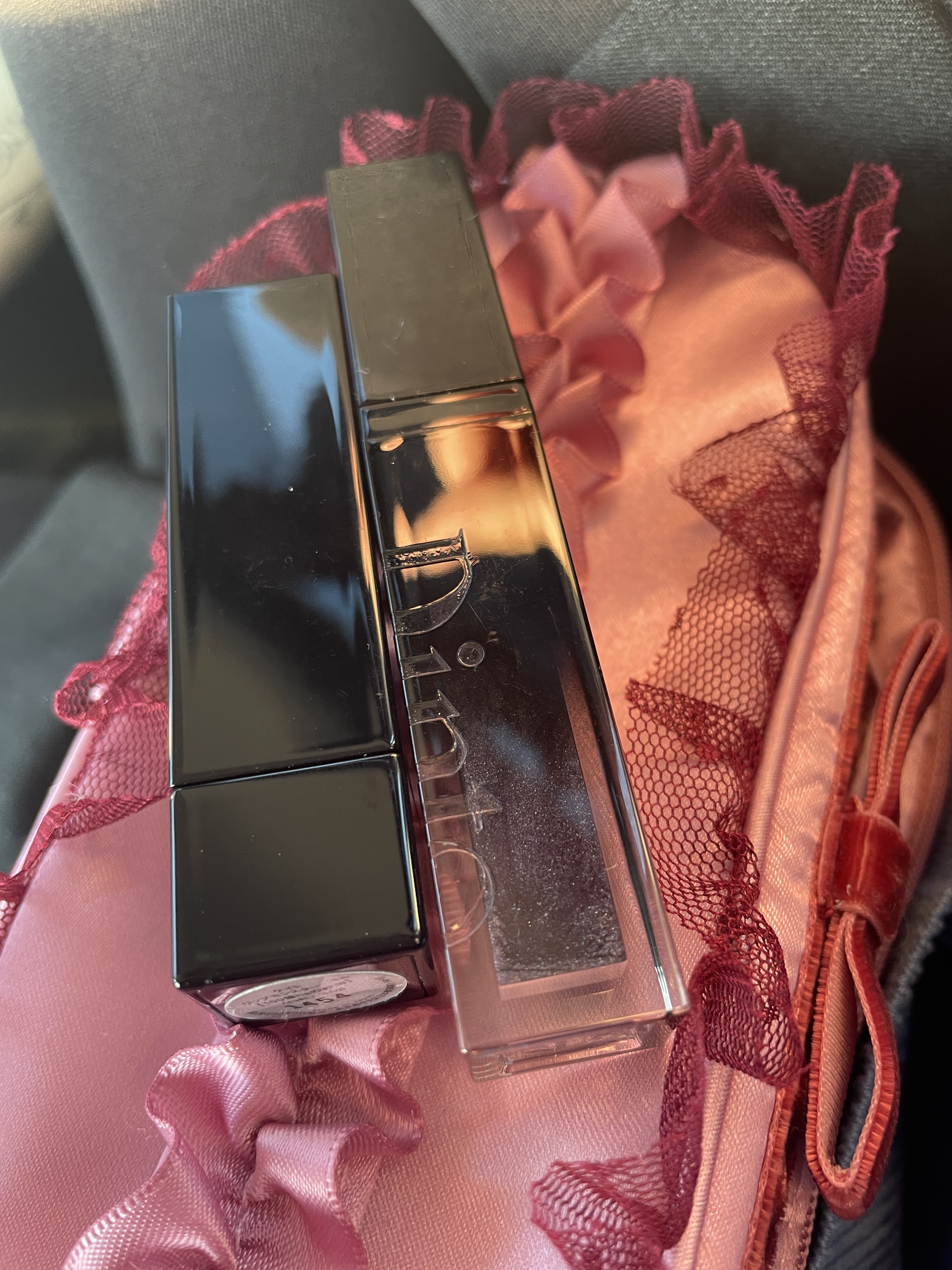 ボリュームパールキッスグロス/Dinto/リップグロスを使ったクチコミ（2枚目）