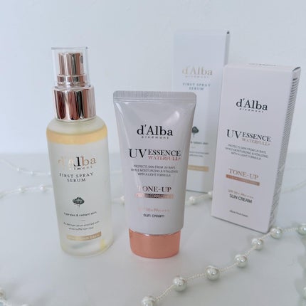 ウォータフルトーンアップサンクリーム/ダルバ/日焼け止めクリームを使ったクチコミ(1枚目)