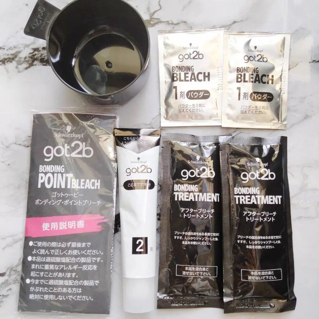 ボンディング・ポイントブリーチ/got2b/ブリーチ剤を使ったクチコミ（2枚目）