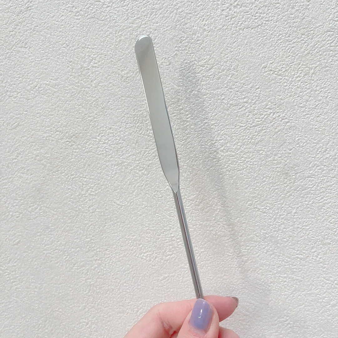 メイクアップスパチュラ/セリア/その他化粧小物を使ったクチコミ（2枚目）