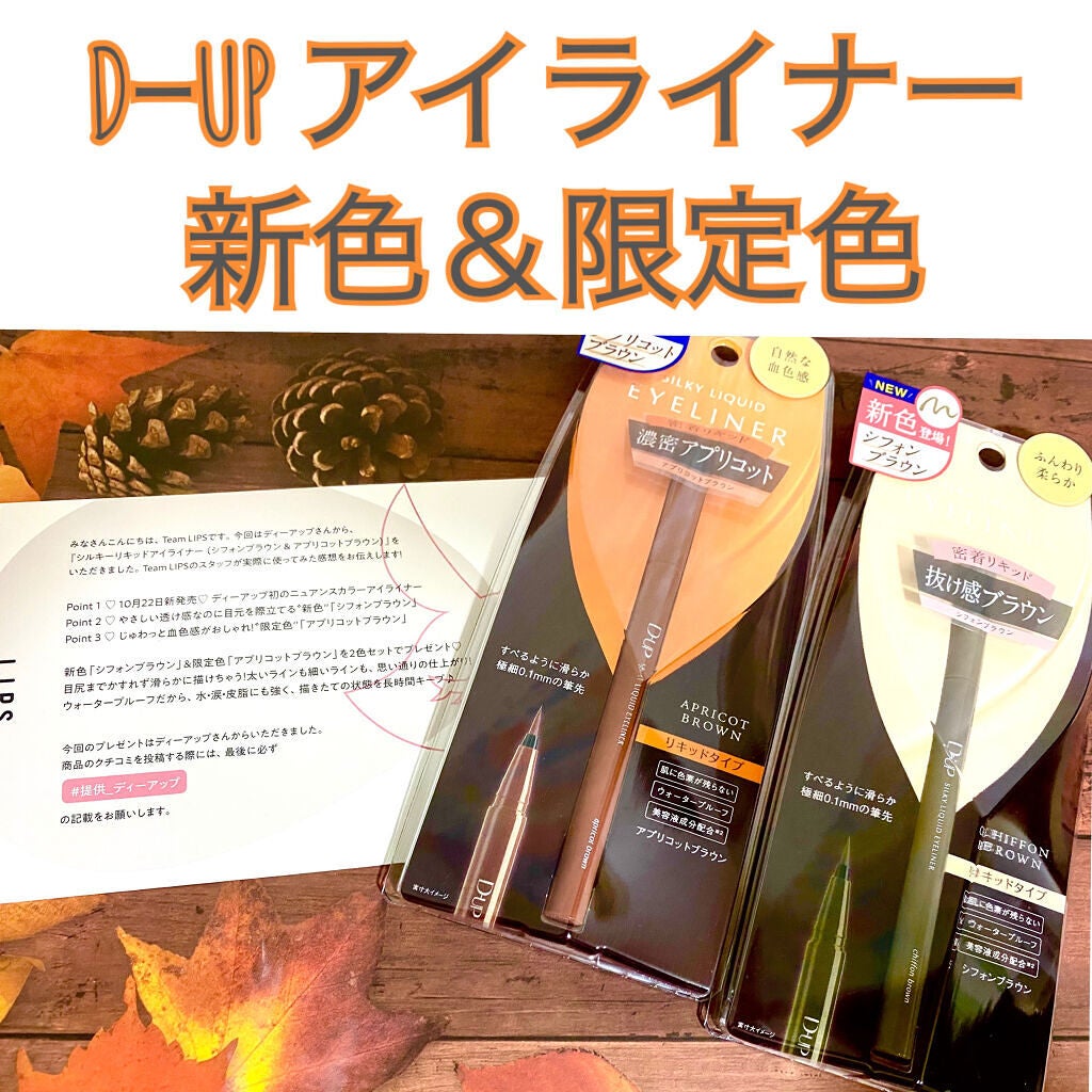 シルキーリキッドアイライナーWP/D-UP/リキッドアイライナーを使ったクチコミ(1枚目)