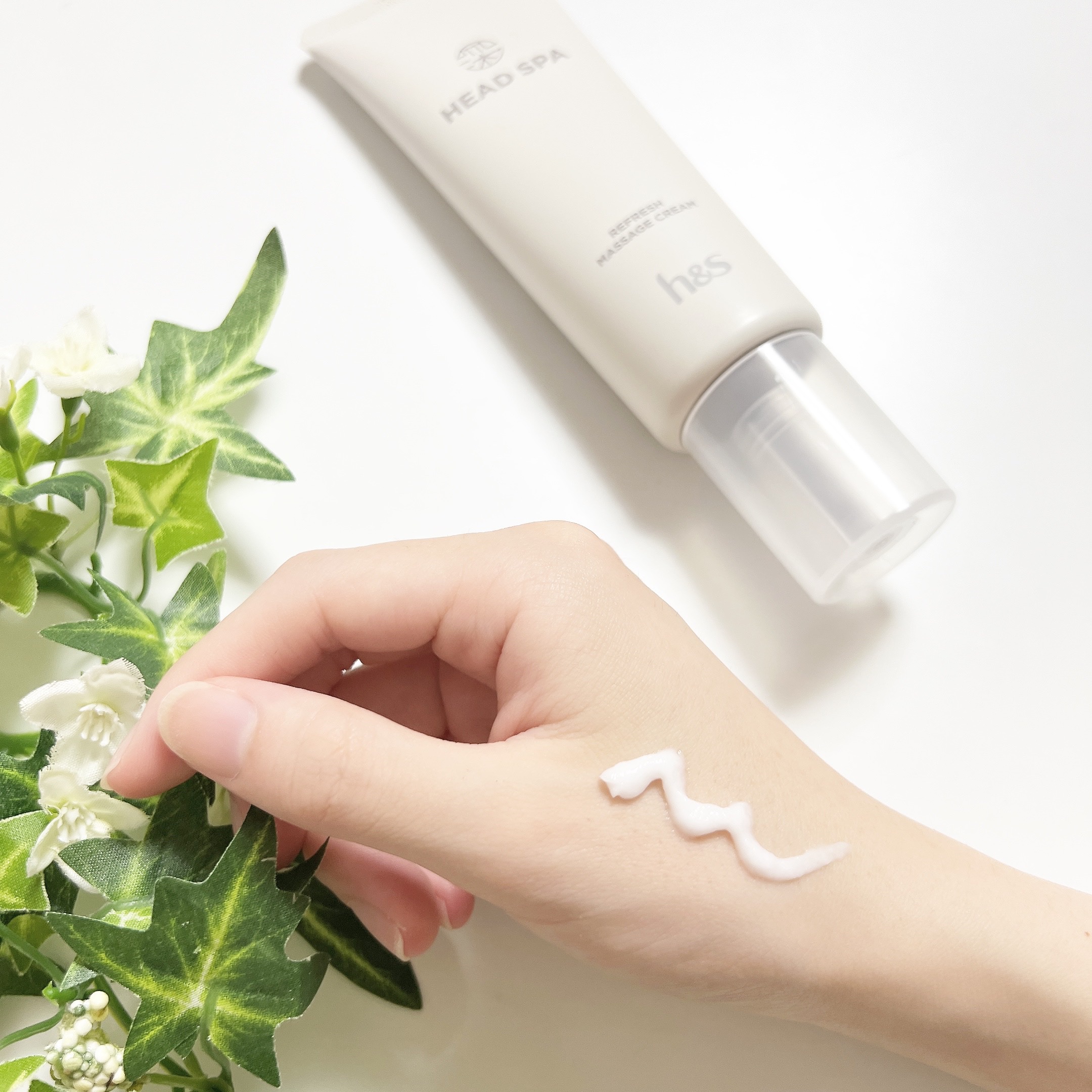 リフレッシュ マッサージクリーム/h&s/洗い流すヘアトリートメントを使ったクチコミ（2枚目）