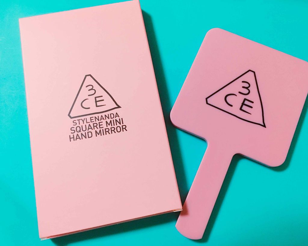 3CE スクエア ミニ ハンドミラー/3CE/その他化粧小物を使ったクチコミ（1枚目）