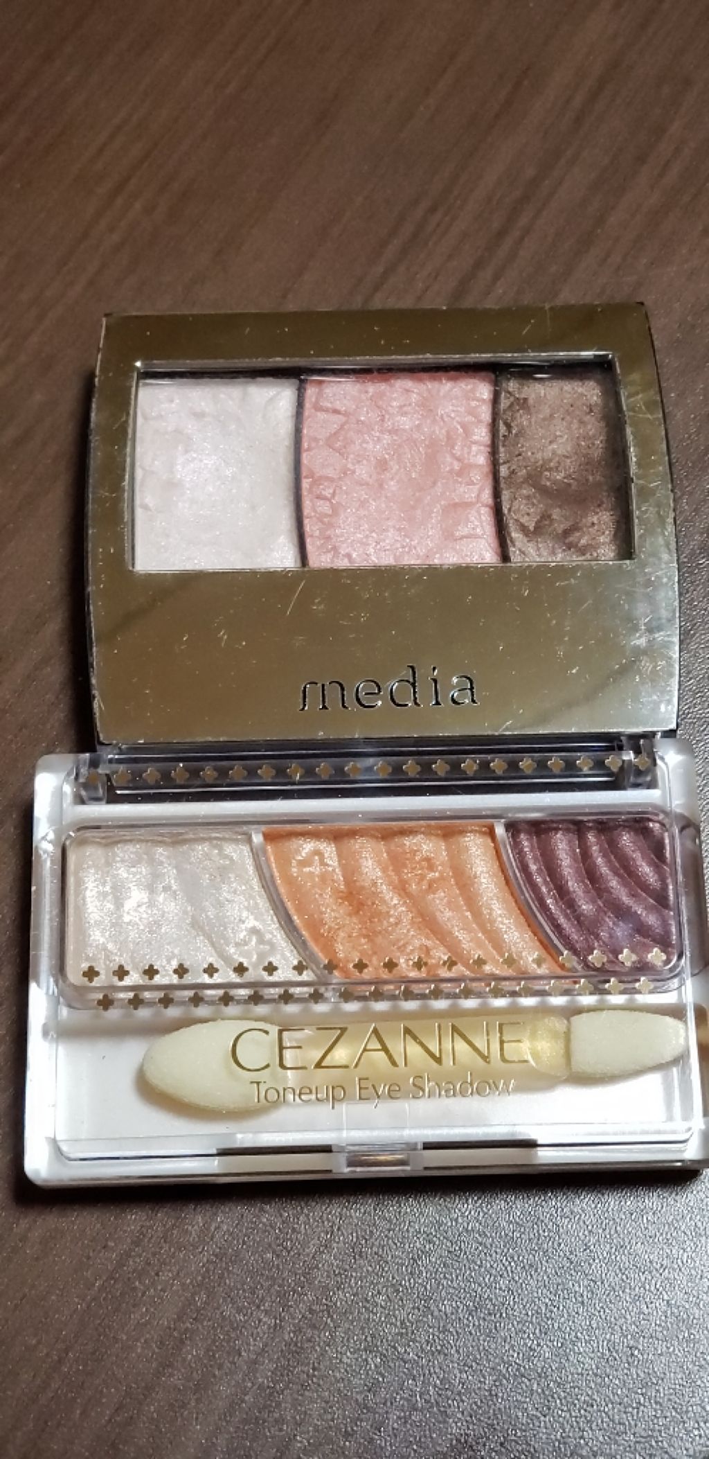 トーンアップアイシャドウ/CEZANNE/アイシャドウパレットを使ったクチコミ(1枚目)