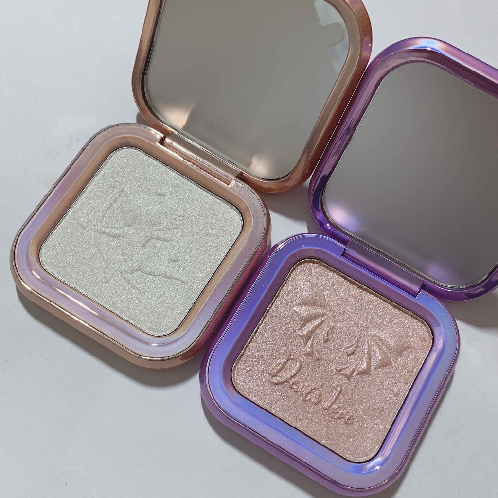 エンジェルキューピッドキスハイライター S01 パールホワイト/ZEESEA/パウダーハイライトを使ったクチコミ（2枚目）