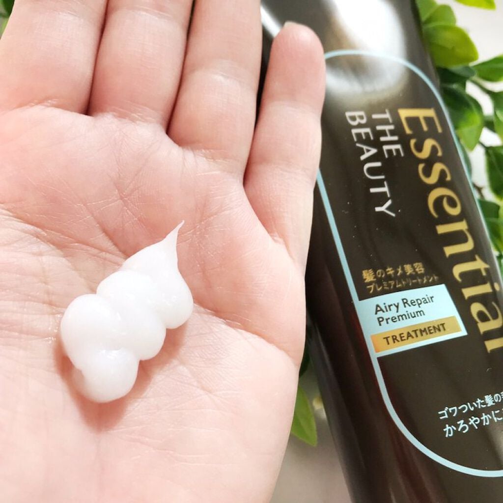 Essential THE BEAUTY 髪のキメ美容プレミアムトリートメント<エアリーリペアプレミアム>/エッセンシャル/洗い流すヘアトリートメントを使ったクチコミ(3枚目)