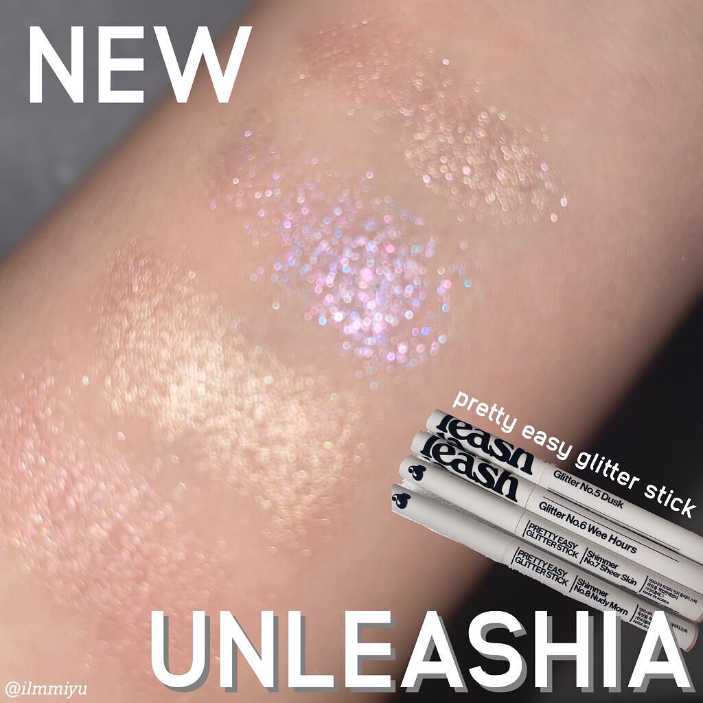 プリティー イージーグリッタースティック/unleashia/グリッターを使ったクチコミ(1枚目)