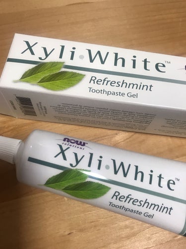 XyliWhite Toothpaste Gel Refreshmint/Now Foods/歯磨き粉を使ったクチコミ（1枚目）