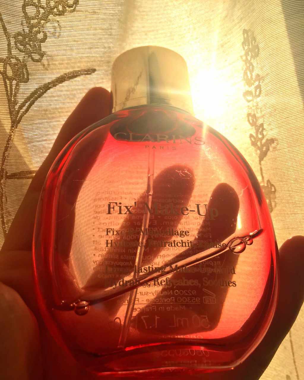 フィックス メイクアップ/CLARINS/ミスト状化粧水を使ったクチコミ（1枚目）