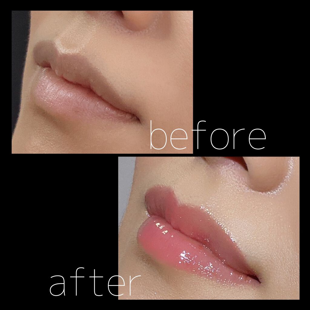 ブルーミングリップグロウ/CAROME./口紅を使ったクチコミ(3枚目)