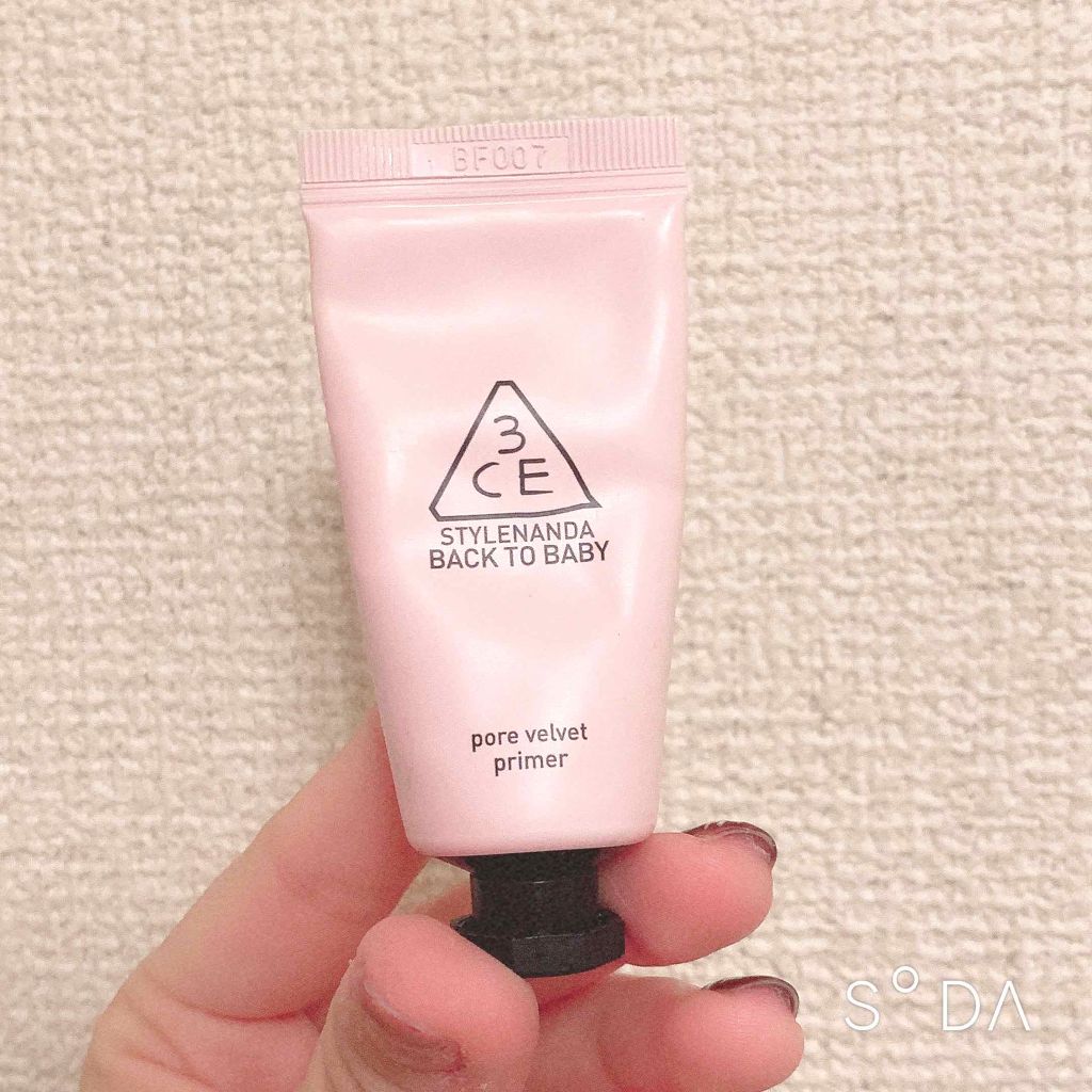 3CE BACK TO BABY PORE VELVET PRIMER/3CE/化粧下地を使ったクチコミ（1枚目）