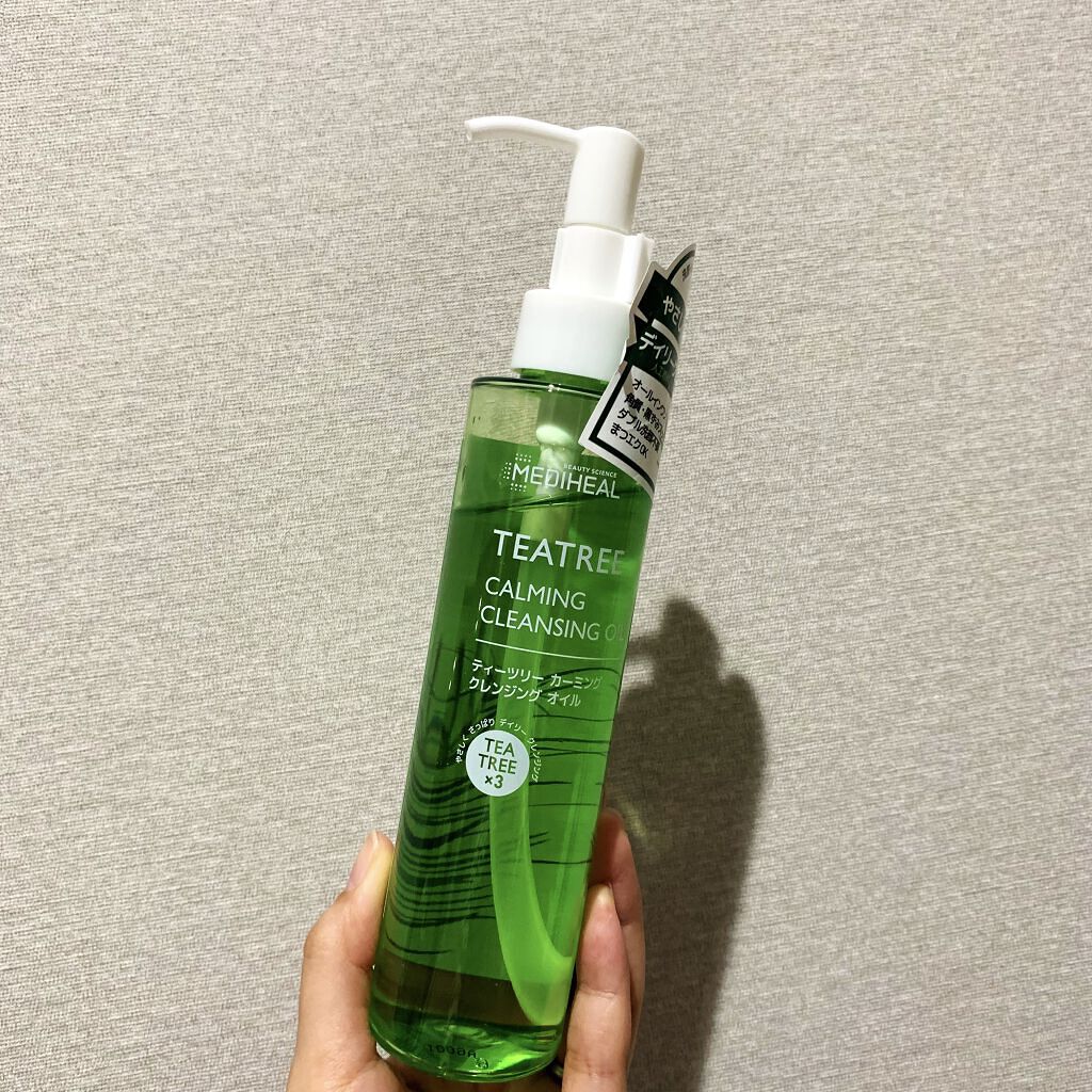 ティーツリーカーミングクレンジングオイル/MEDIHEAL/オイルクレンジングを使ったクチコミ（1枚目）