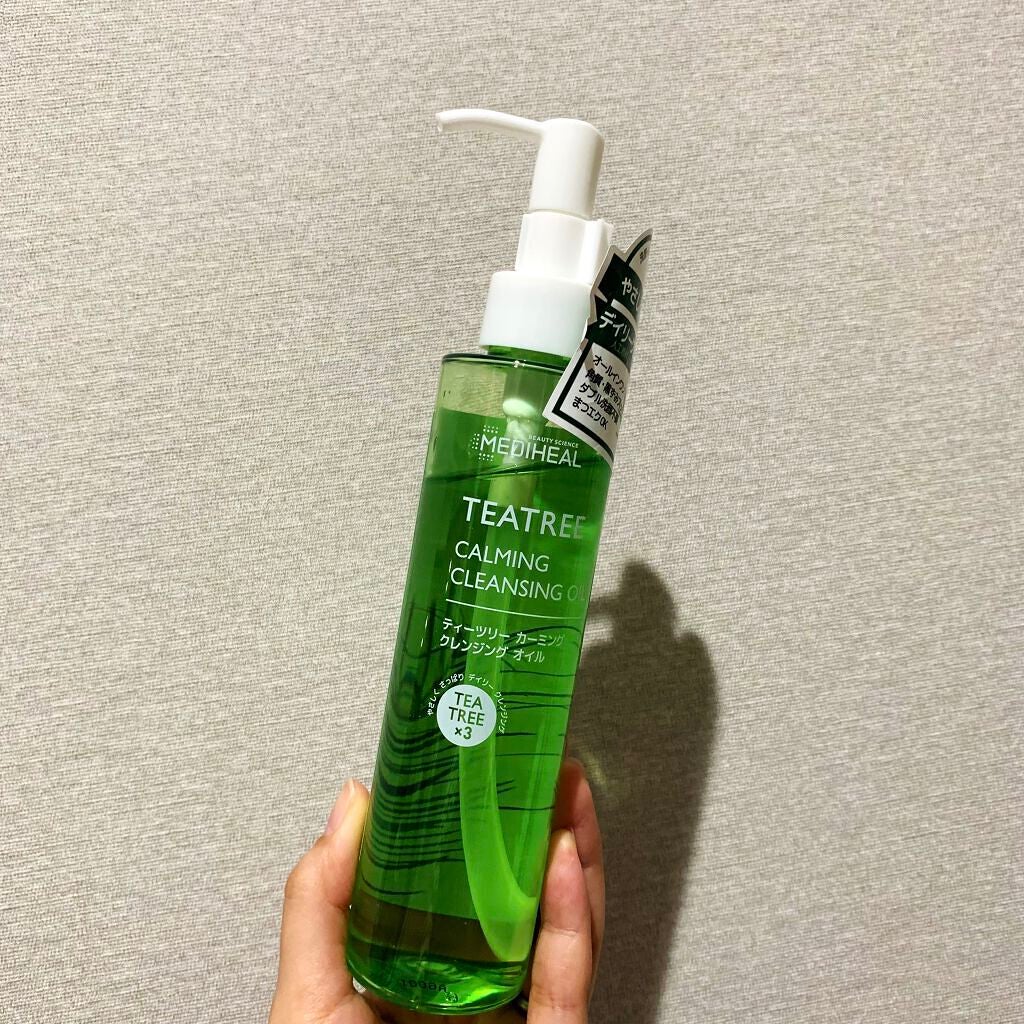 ティーツリーカーミングクレンジングオイル/MEDIHEAL/オイルクレンジングを使ったクチコミ(1枚目)