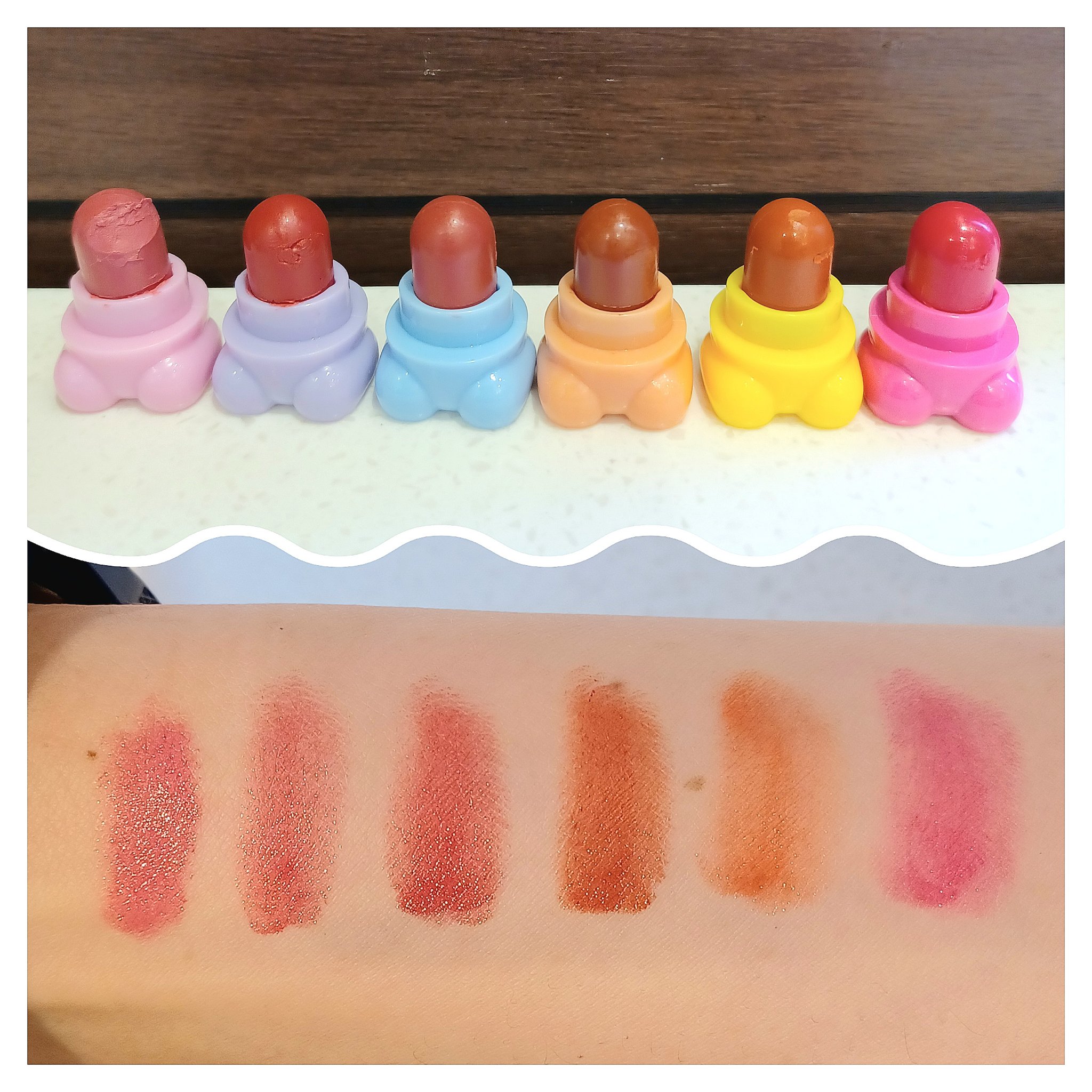 シャイニーベア リップモイスト/CathyDoll/口紅を使ったクチコミ（3枚目）