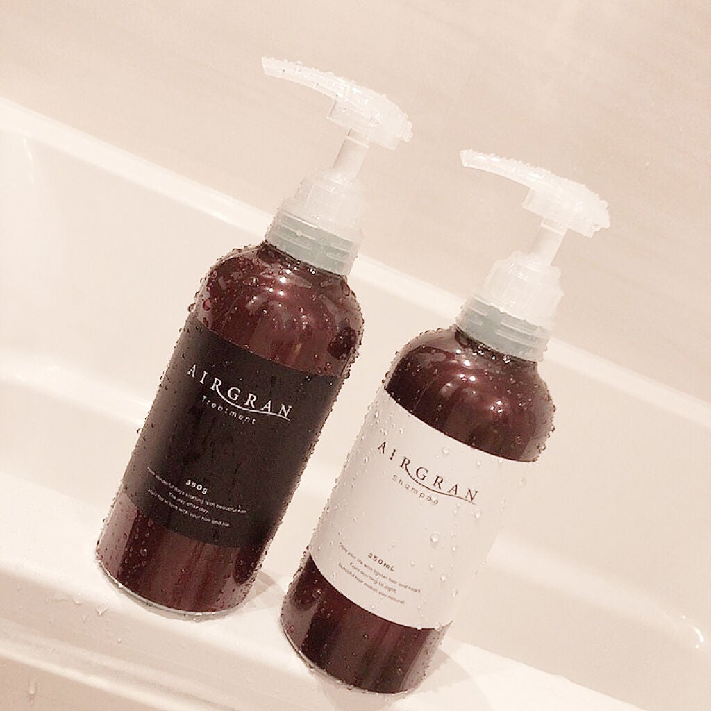ナチュラルストレートシャンプー&トリートメント/AIRGRAN/市販シャンプーを使ったクチコミ(1枚目)