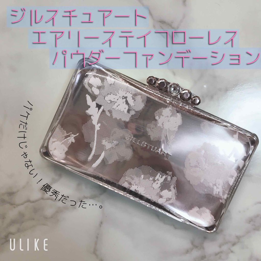 エアリーステイフローレス パウダーファンデーション/JILL STUART/パウダーファンデーションを使ったクチコミ(1枚目)