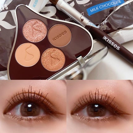 キスチョコレート プレイカラーアイズ/ETUDE/アイシャドウパレットを使ったクチコミ(4枚目)