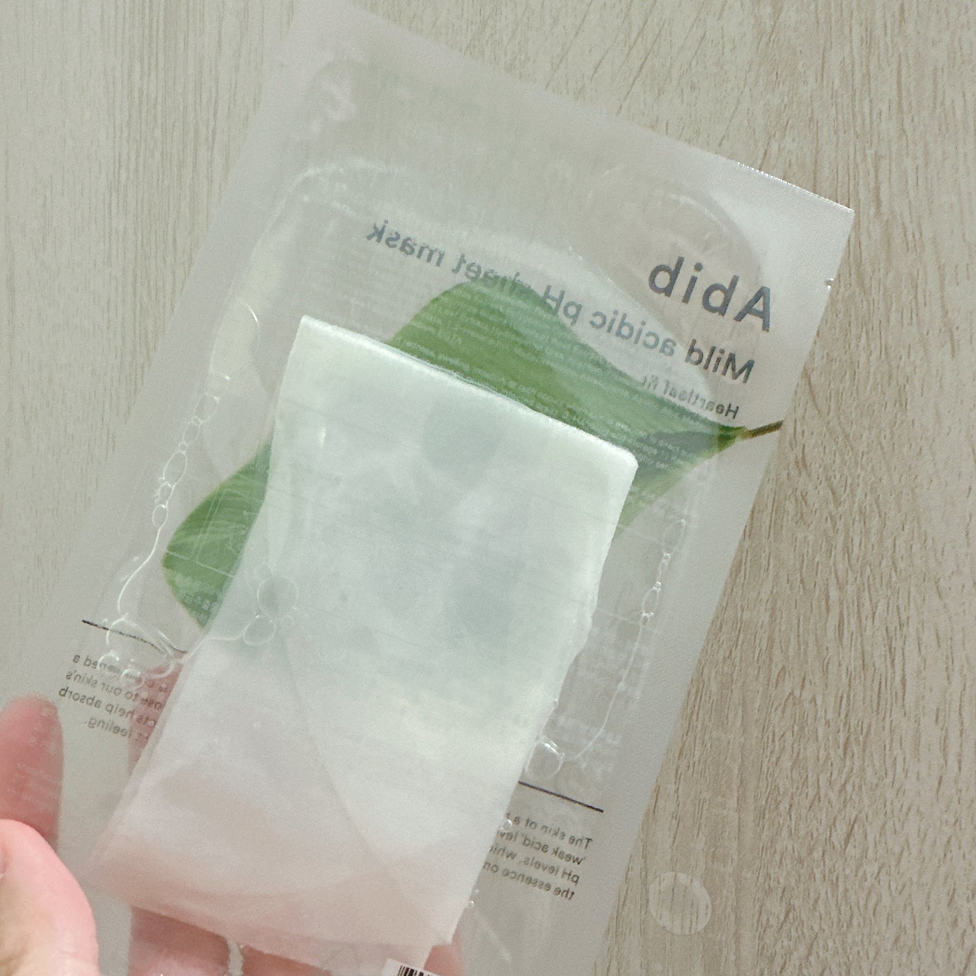 弱酸性pHシートマスク ドクダミフィット/Abib /シートマスク・パックを使ったクチコミ(2枚目)