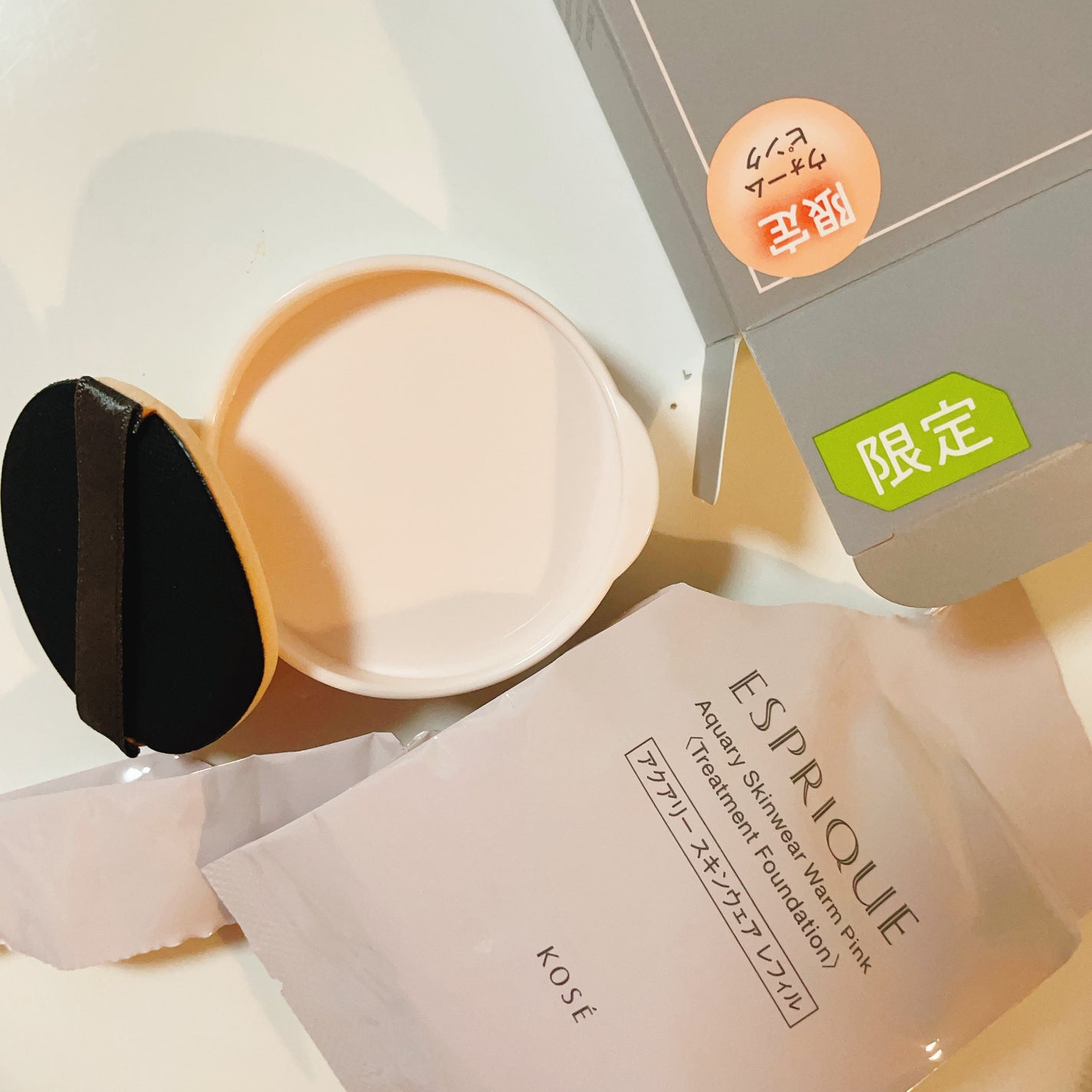 アクアリースキンウェア/ESPRIQUE/クッションファンデーションを使ったクチコミ(1枚目)