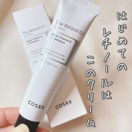 RXザ・レチノール0.1クリーム/COSRX/フェイスクリームを使ったクチコミ(1枚目)