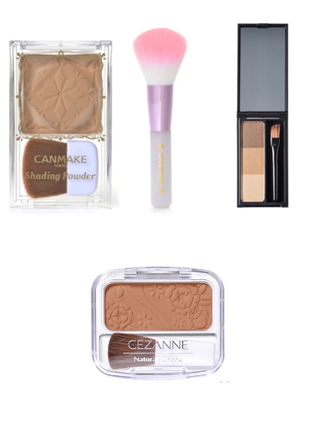 ソフトチークブラシ/キャンメイク/メイクブラシを使ったクチコミ（2枚目）