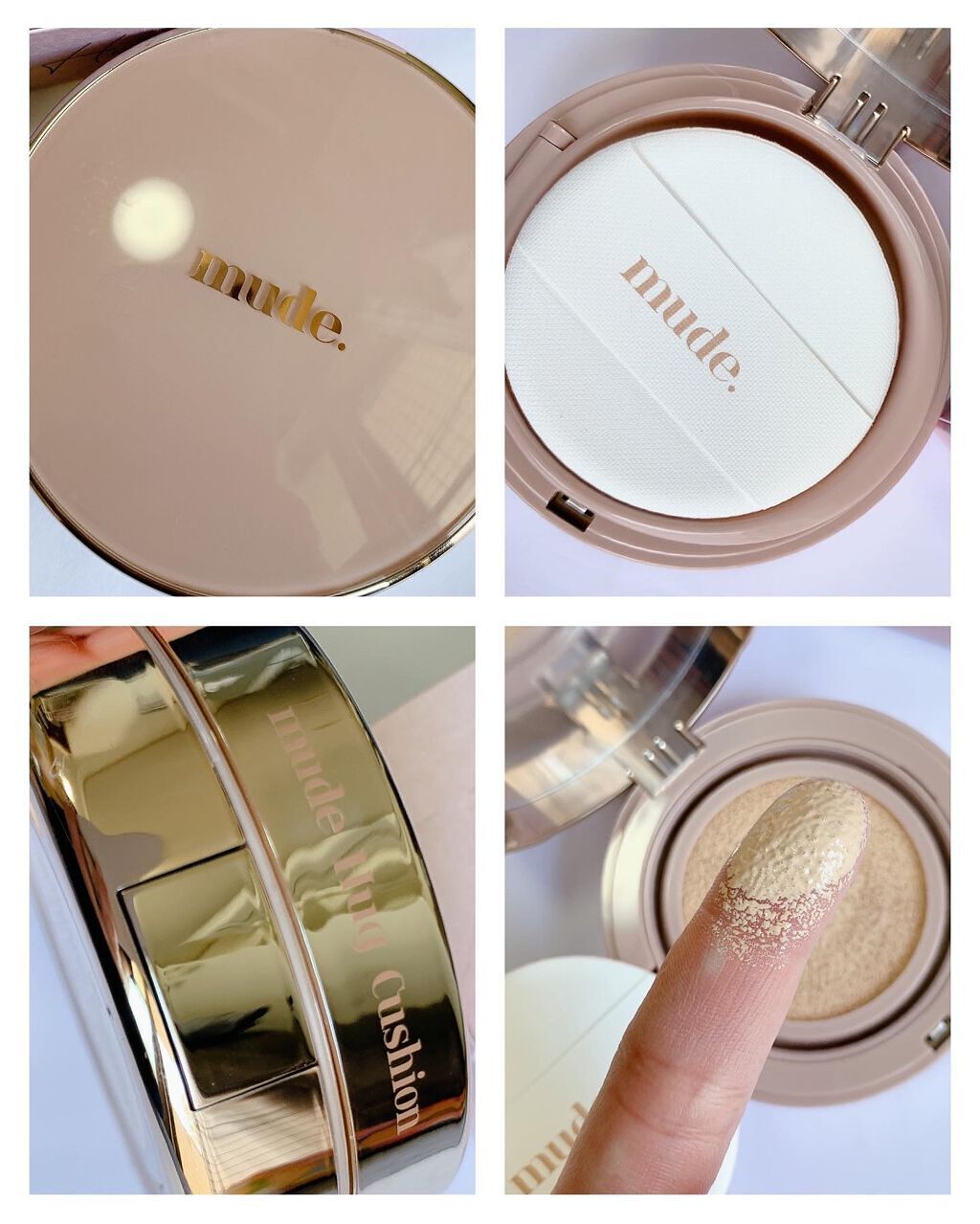 ハグクッション/mude./クッションファンデーションを使ったクチコミ（3枚目）