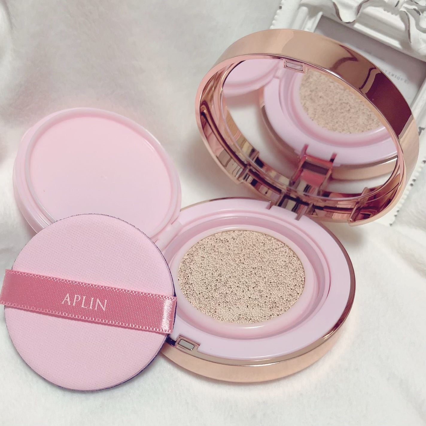 ピンクティーツリーカバークッション/APLIN/クッションファンデーションを使ったクチコミ(2枚目)