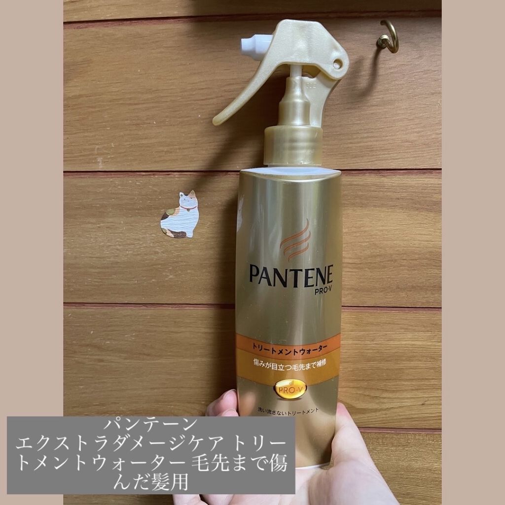 エクストラダメージケア トリートメントウォーター 毛先まで傷んだ髪用/パンテーン/プレスタイリング・寝ぐせ直しを使ったクチコミ（1枚目）