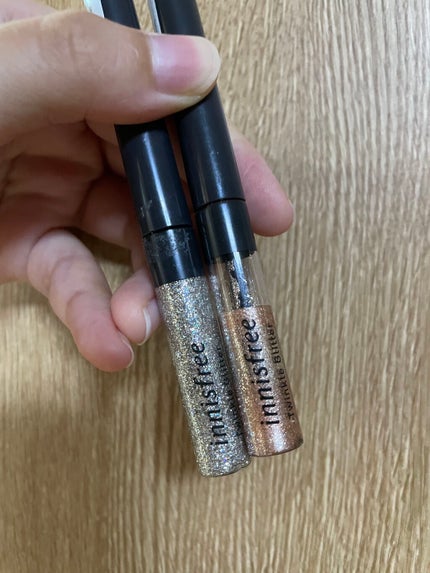 トゥインクル グリッター/innisfree/リキッドアイライナーを使ったクチコミ(1枚目)