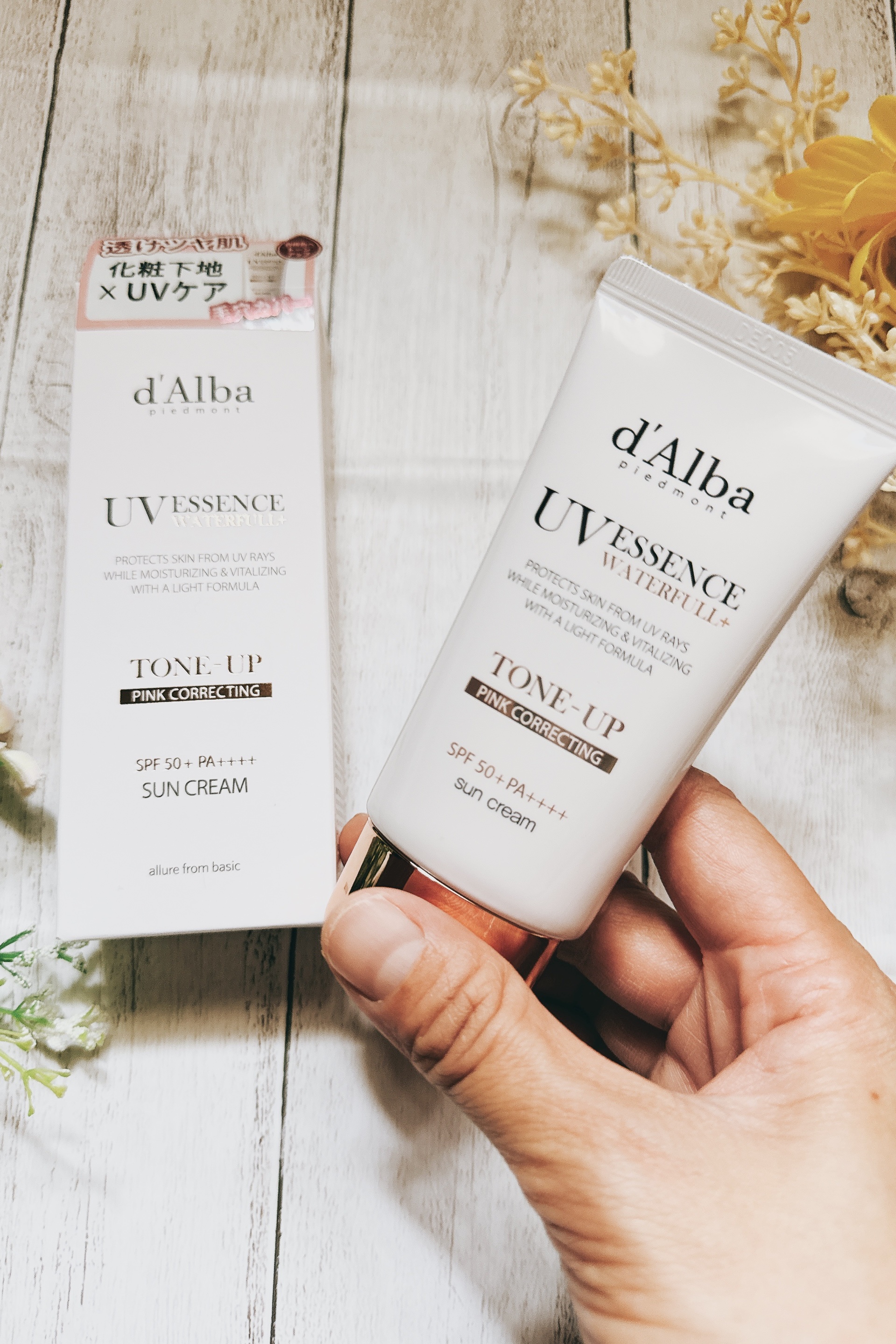 ウォータフルトーンアップサンクリーム/ダルバ/日焼け止めクリームを使ったクチコミ（3枚目）