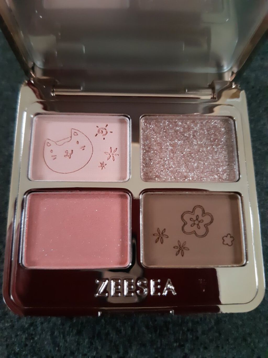 アニマルアイシャドウ(4シェード)/ZEESEA/アイシャドウパレットを使ったクチコミ(2枚目)