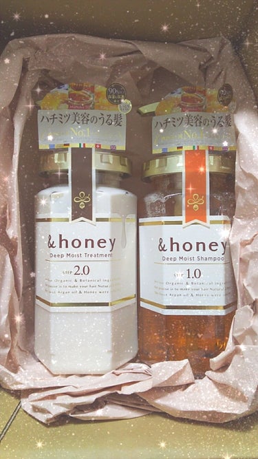 ディープモイスト シャンプー1.0／ヘアトリートメント2.0/&honey/シャンプー・コンディショナーを使ったクチコミ（1枚目）