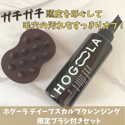 ディープスカルプクレンジング 限定ブラシ付きセット/ホグーラ/その他キットセットを使ったクチコミ(1枚目)